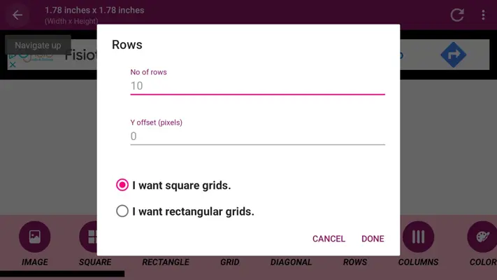 Grid Maker for Drawing android App screenshot 6